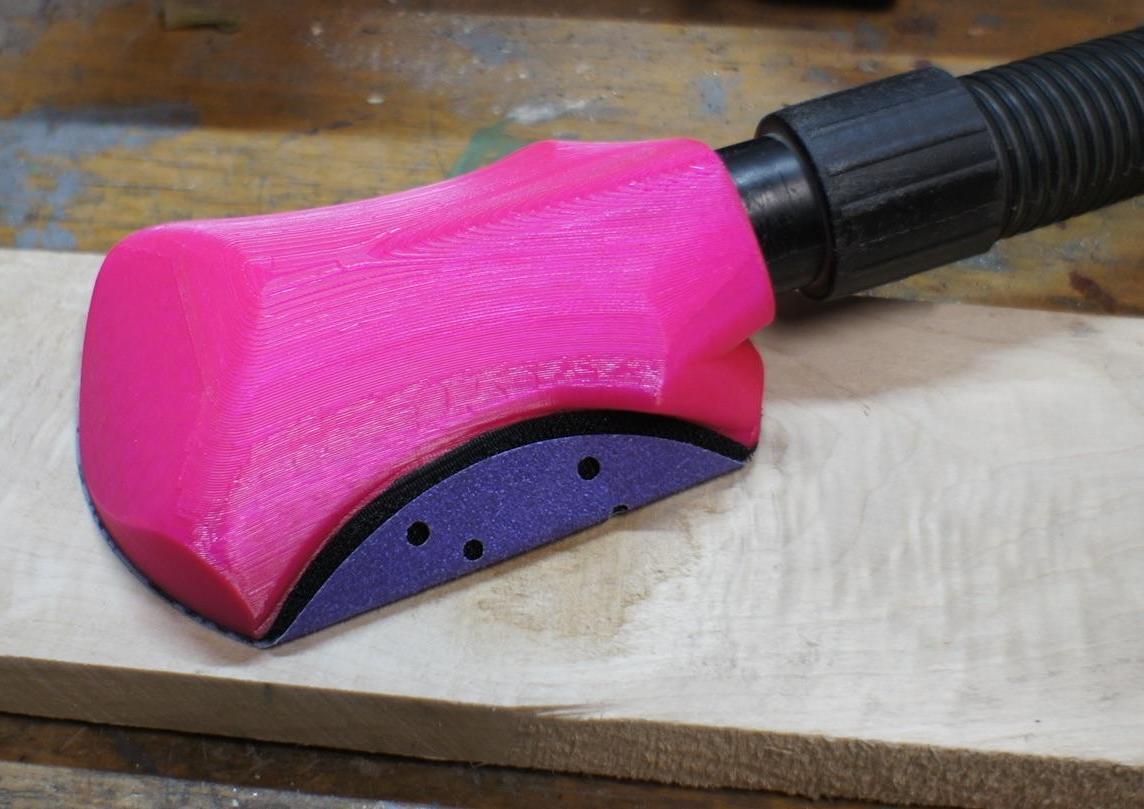 Hand Sanding Block With Dust Extraction