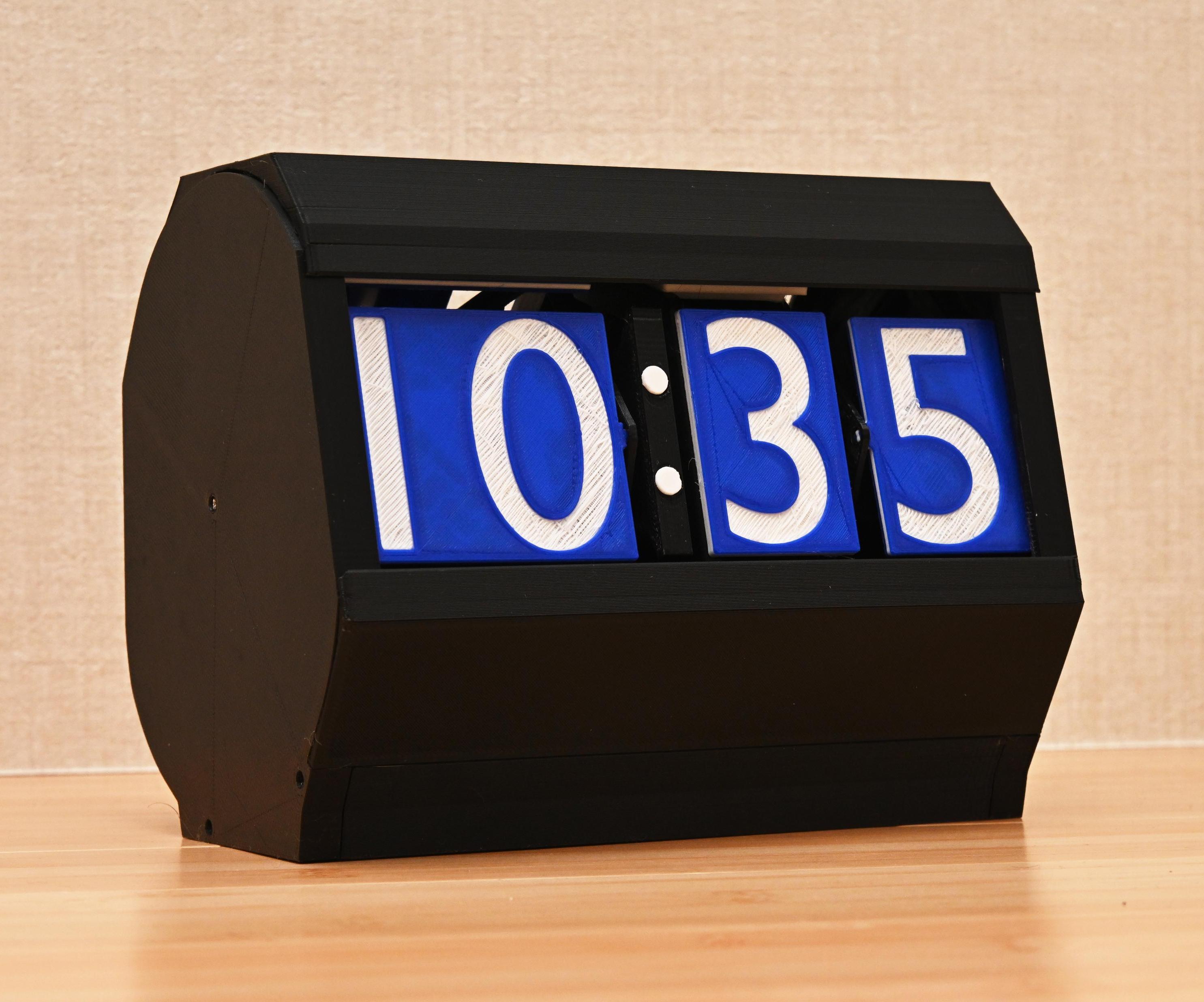 Non-Split Flap Digital Clock