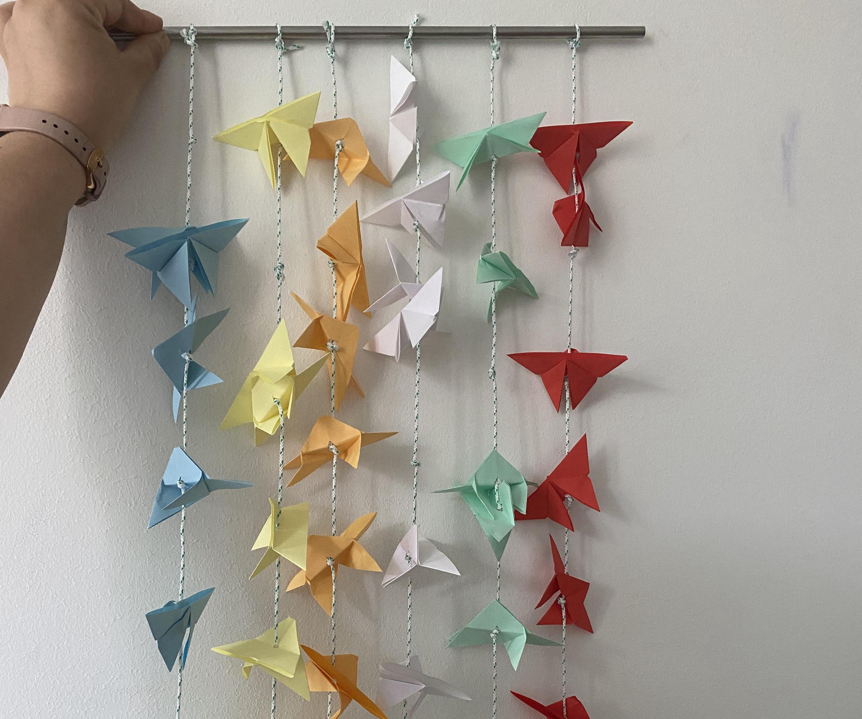 DIY Paper Curtain