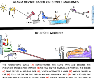 Alarm Clock Style Rube Goldberg 