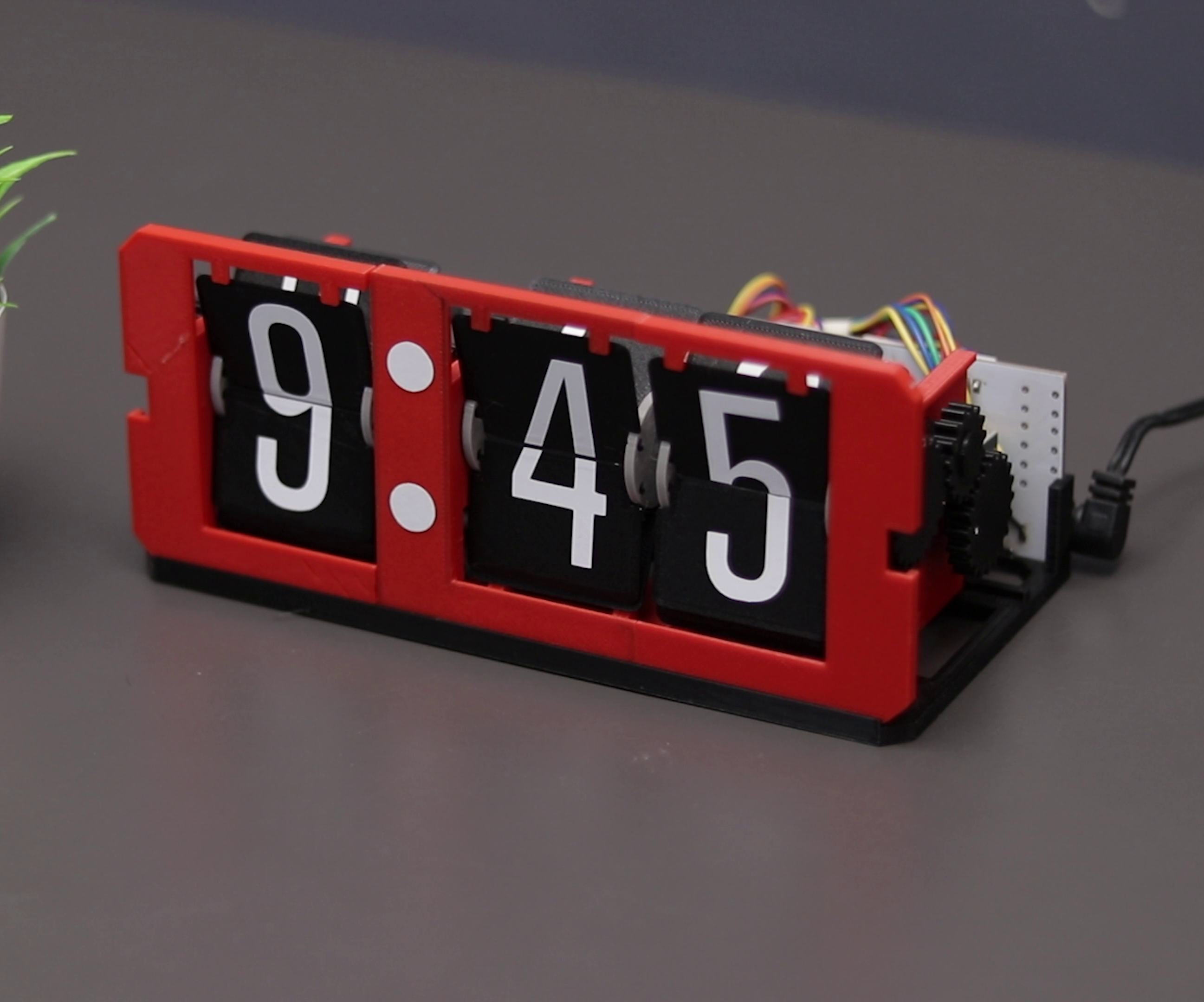 Making a Split Flat Display Clock - 3D Printed | Arduino