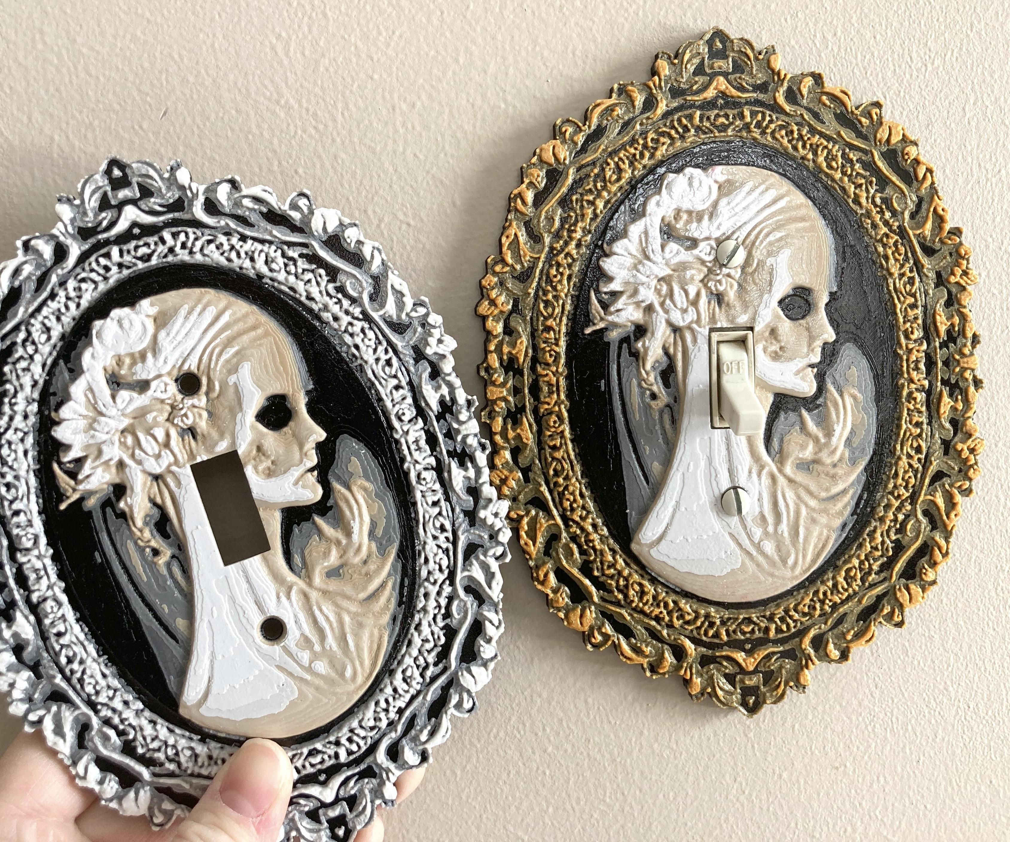 Victorian Cameo Light Switch Cover