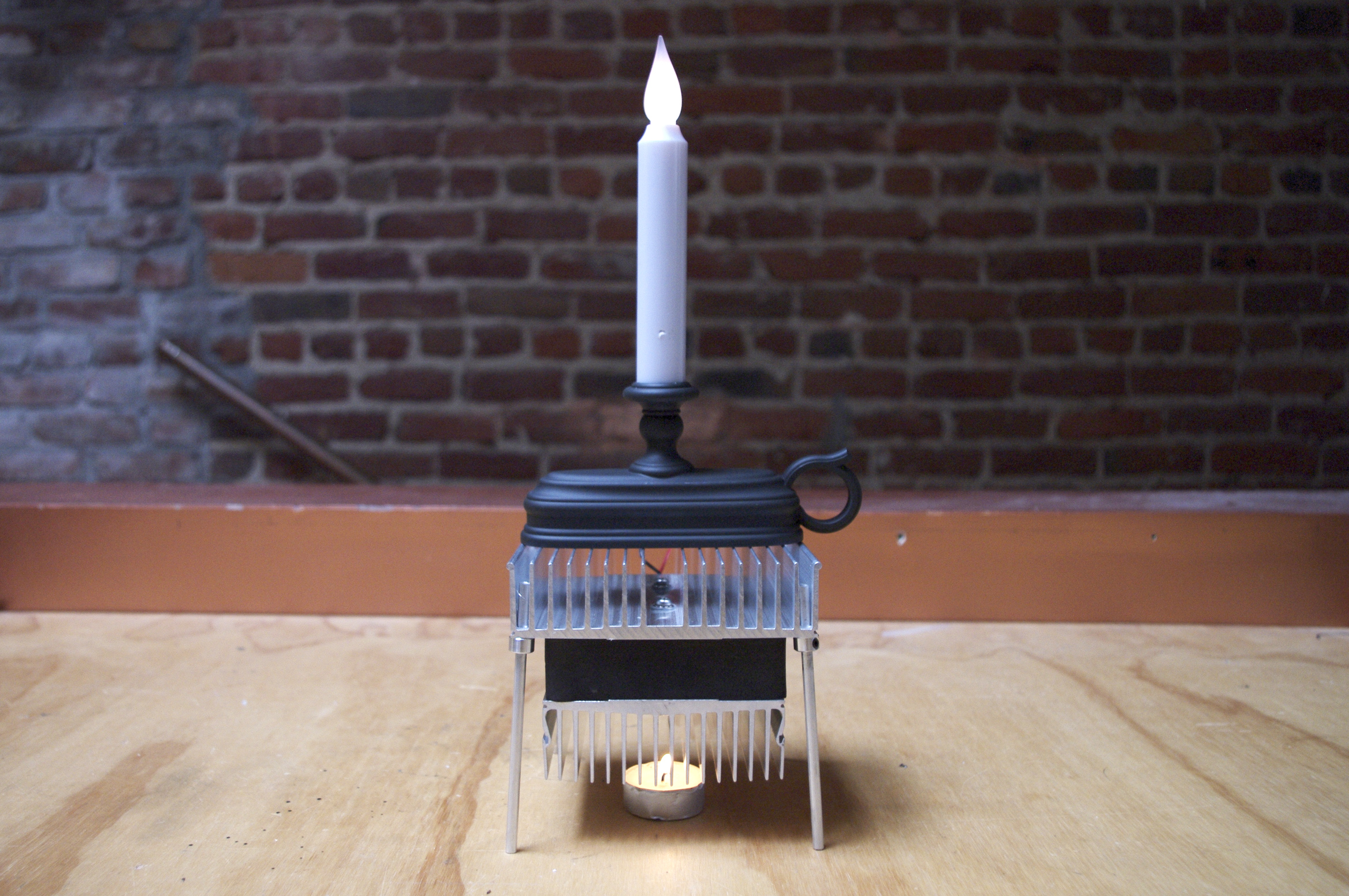 Candle-Powered Electric Candle