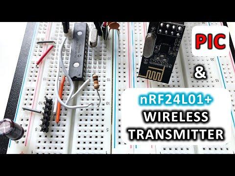 PIC18F252 Microcontroller & NRF24L01+ : Wireless Transmitter