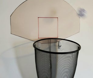Waste Paper Basketball Hoop