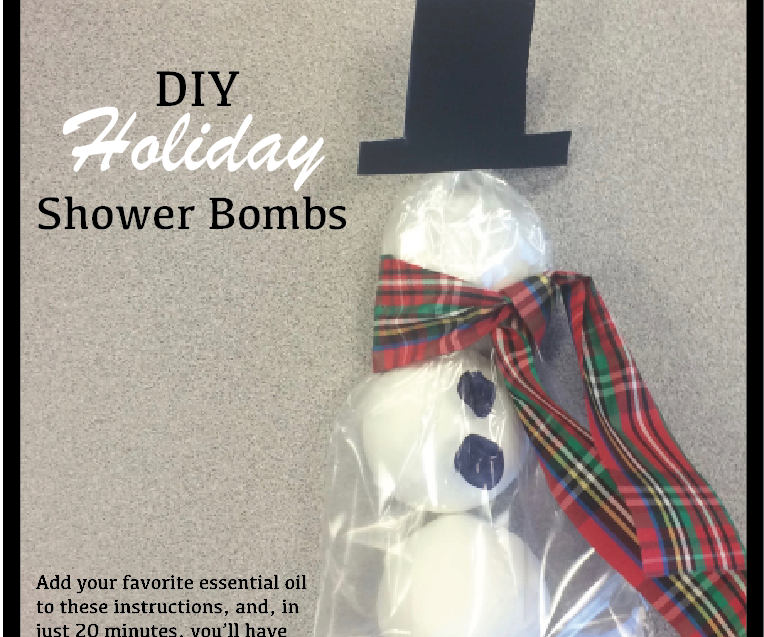 Snowman Shower Fragrance Bombs