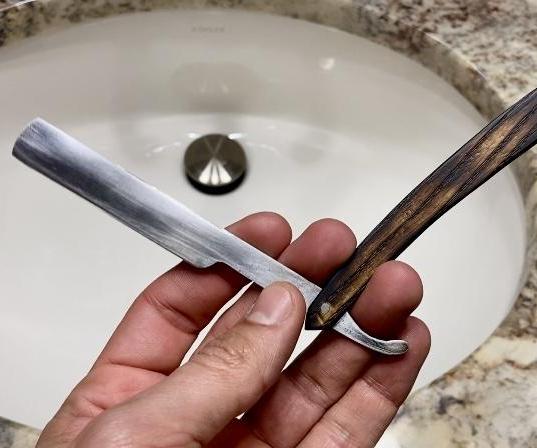 DIY Straight Razor From an Old Saw Blade