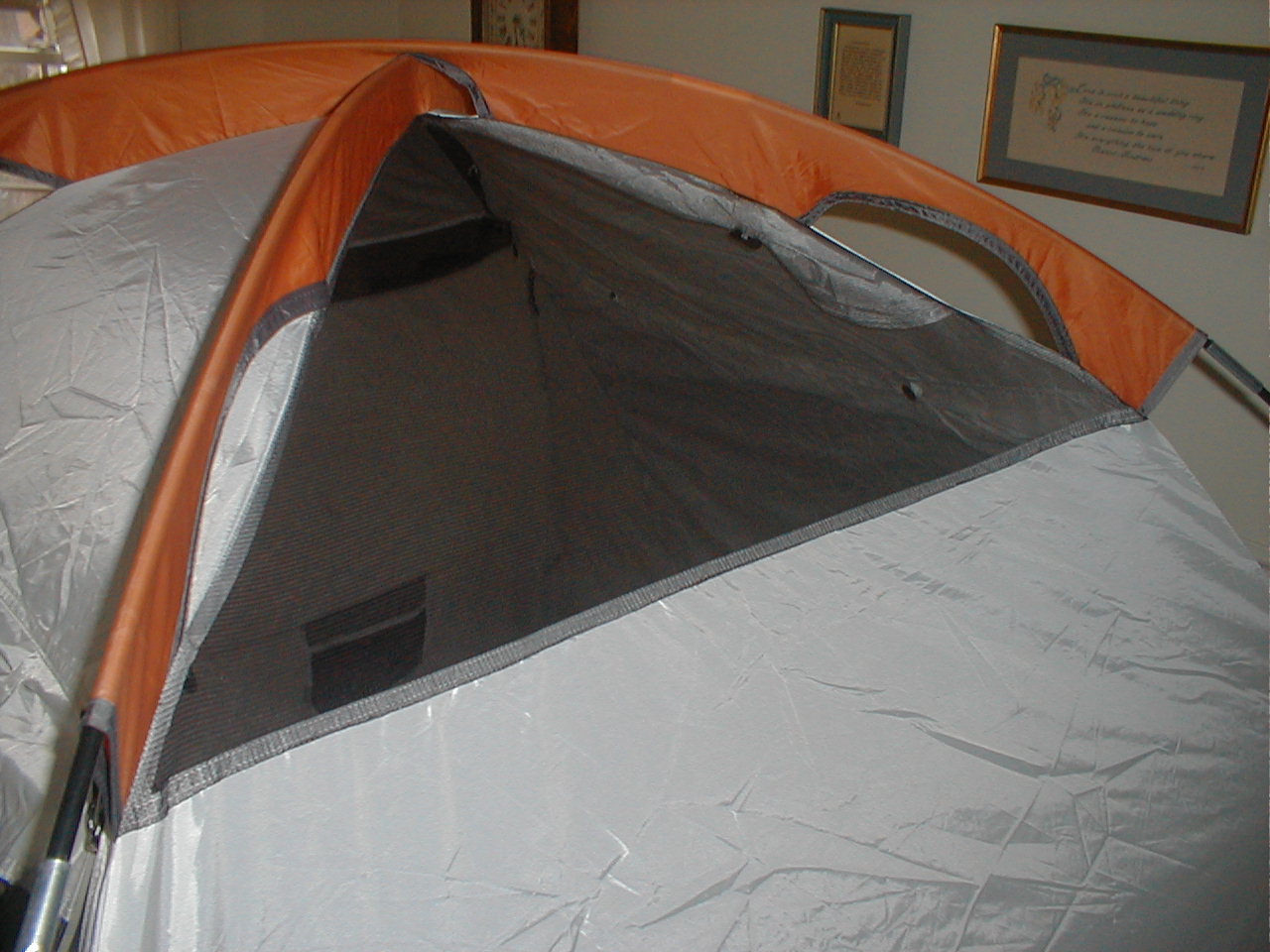 Seal your tent's mesh panels
