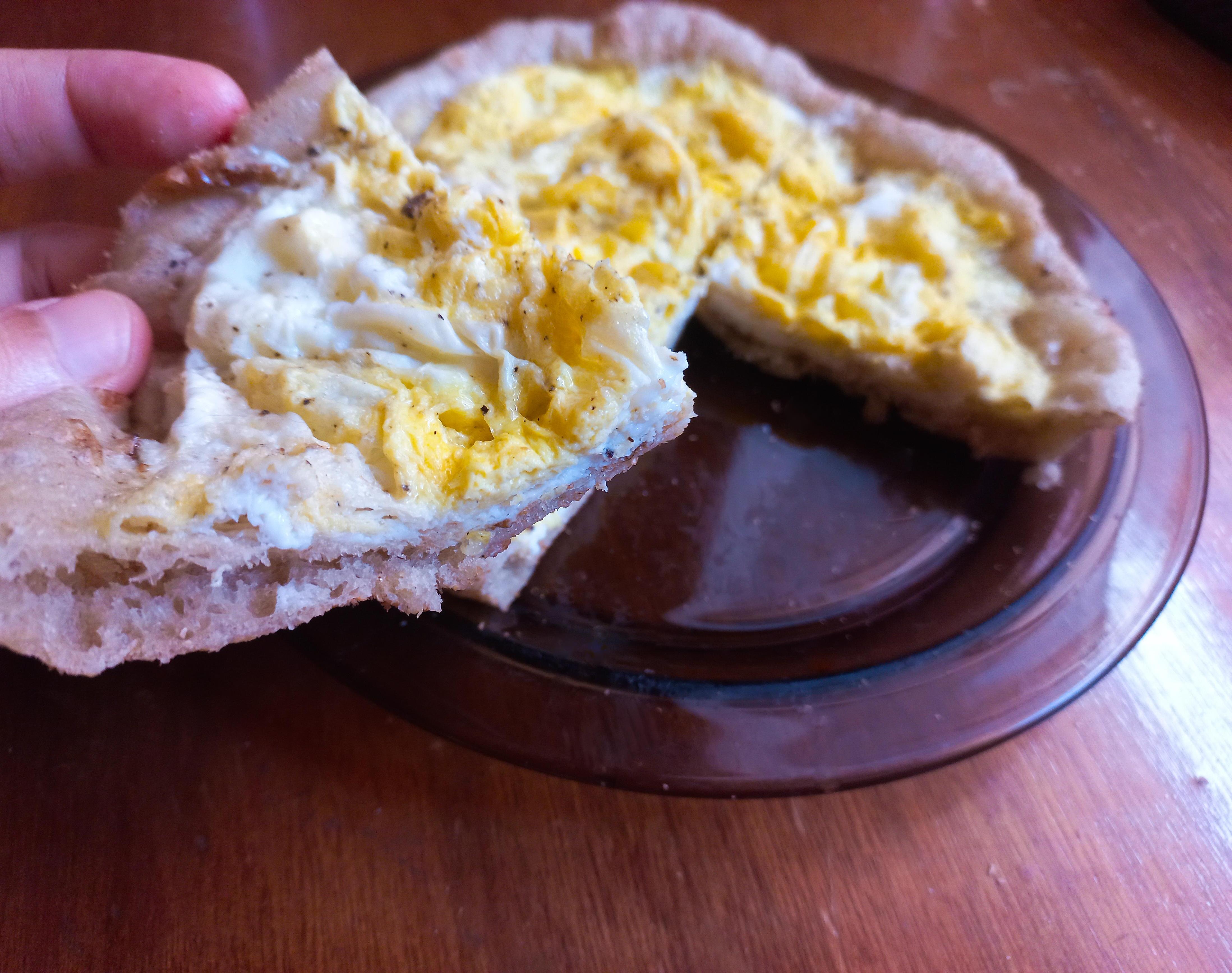 2-minute Microwave Egg Pie