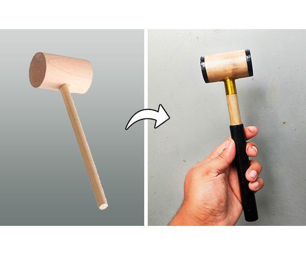 Refurbishing Wooden Hammer | Modify Mallet