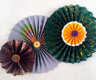 DIY Paper Crafts: How to Make Simple Paper Rosettes | Spring Flowers 