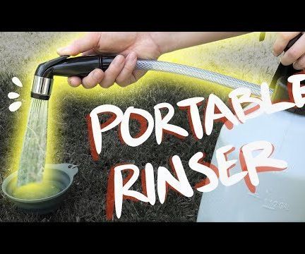 DIY Portable Camping Shower / Rinser