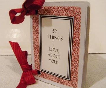 52 Things I Love About You Card~