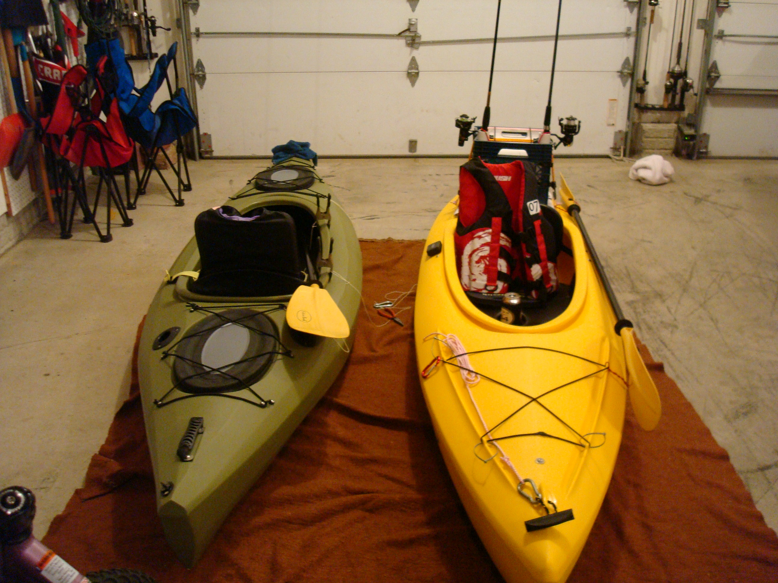 Rigging a SINK (sit-in-kayak) for fishing