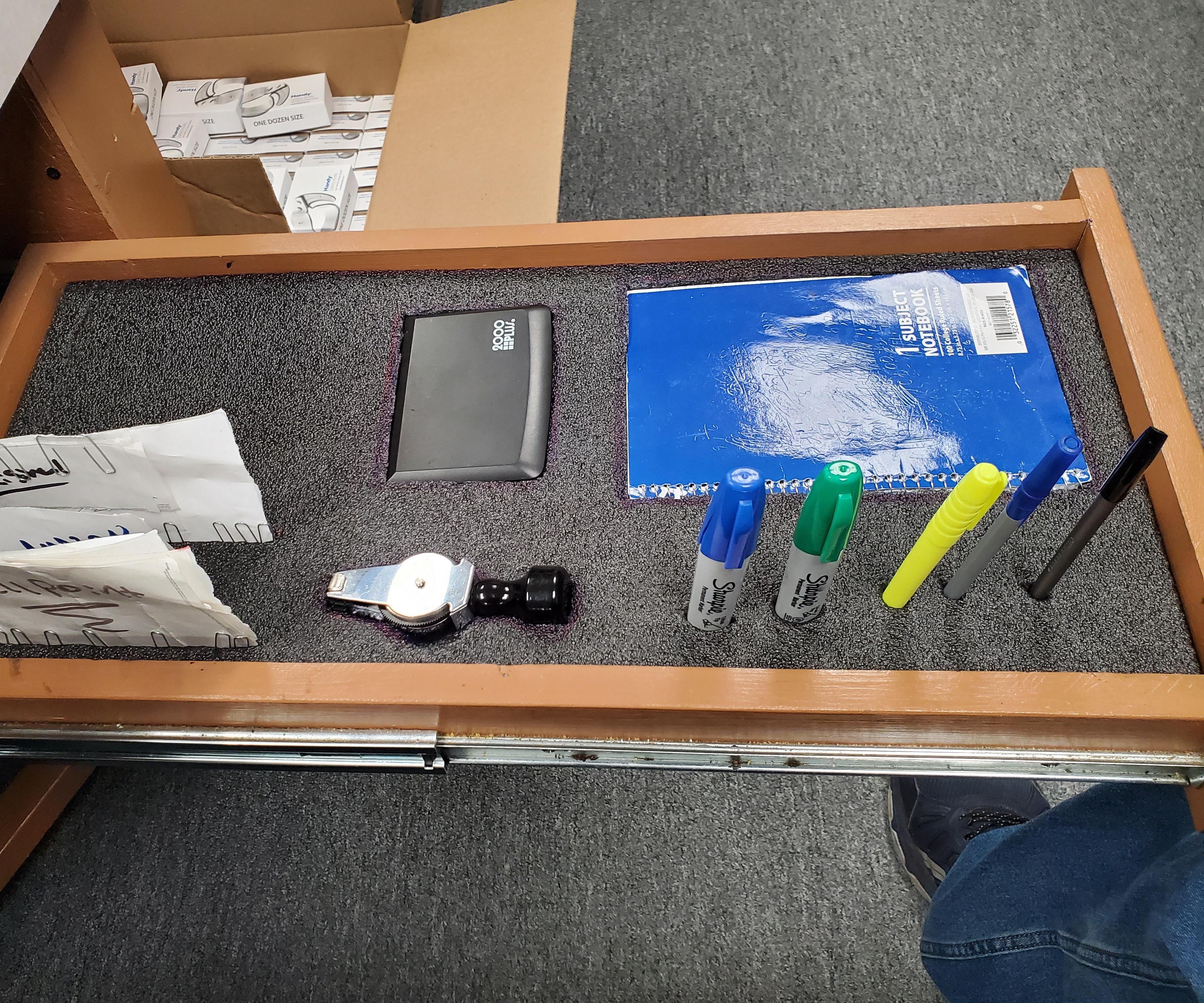 How to Lean Down Your Desk Drawers Using Kaizen Foam