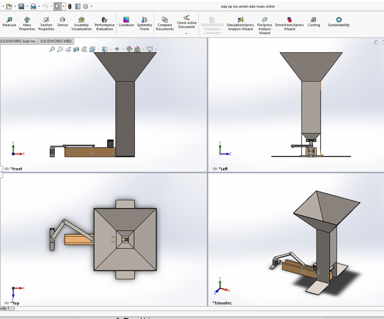How to Design Compressed Can Machine by SolidWorks