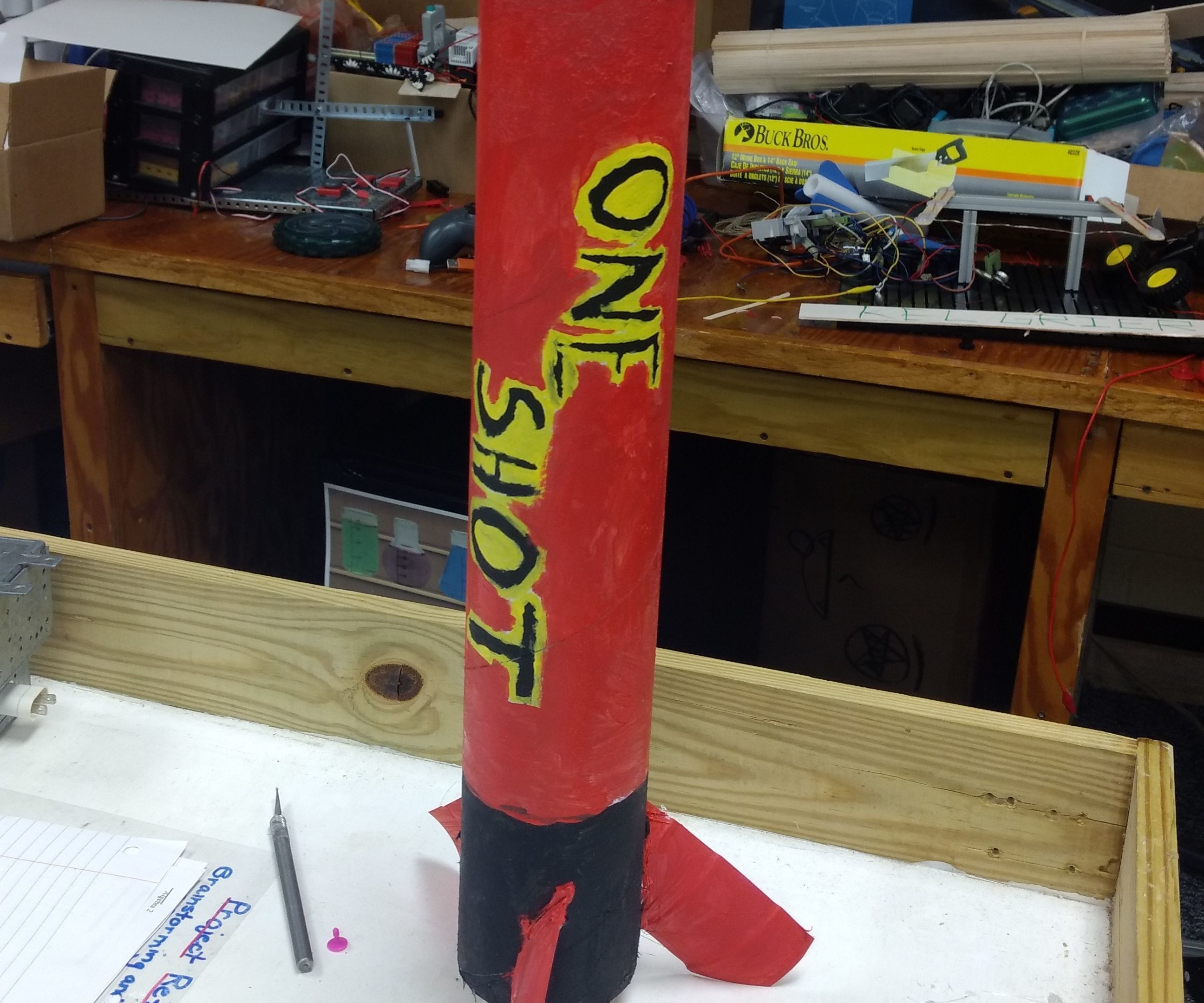 Diy Poster Tube Rocket