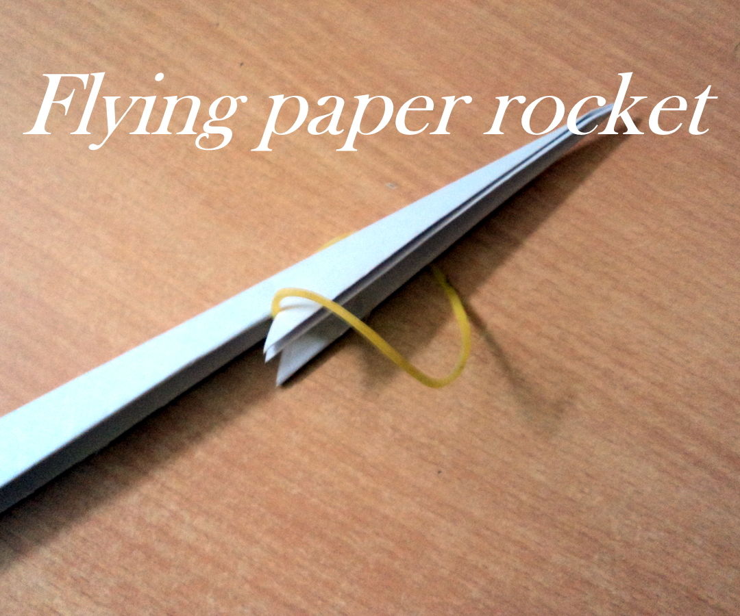 Flying Paper Rocket in 9 Easy Steps