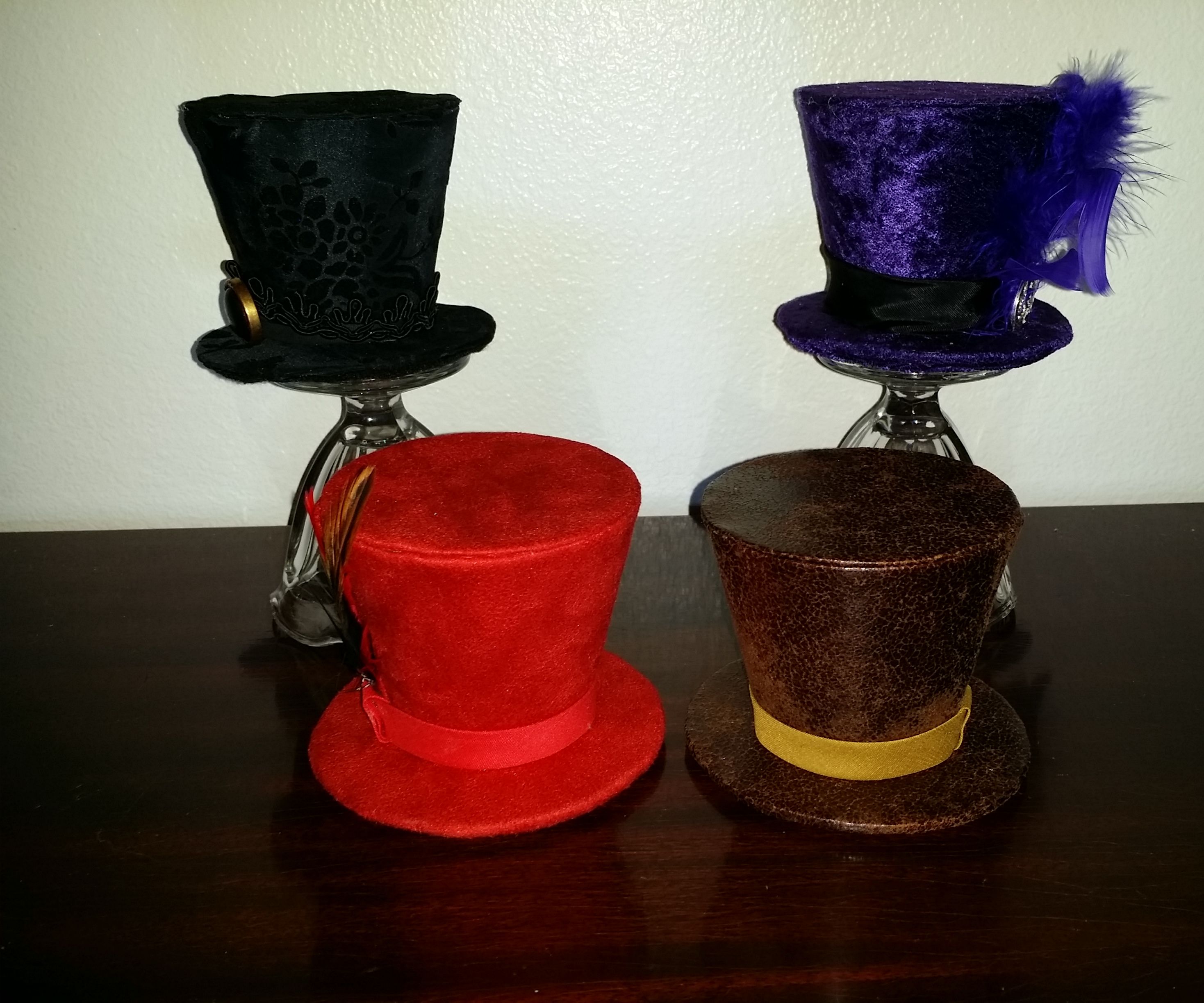 Flared Mini Top Hats with Versatile Attachment Points