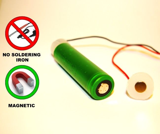 Magnetic connectors for batteries
