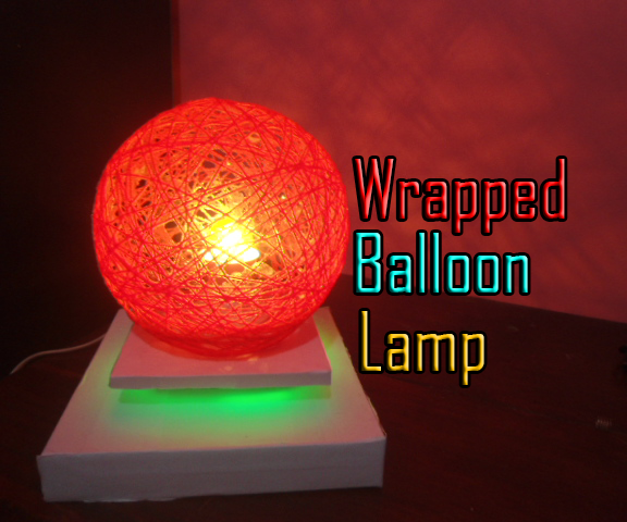 Wrapped Balloon Lamp