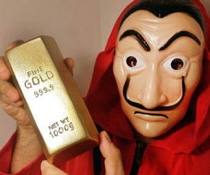Money Heist - Steal a Gold Bar? Let's Make Wooden One DIY | La Casa De Papel Gold Robbery