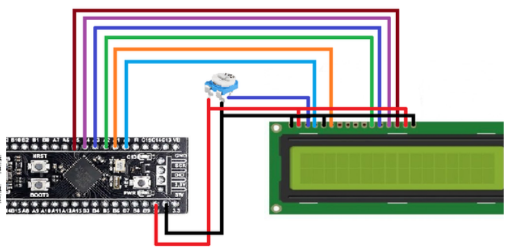 Step by Step Guidance for Interfacing 16X2 LCD Without I2C
