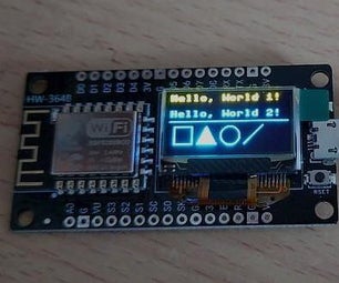 How to Use the Integrated ESP8266 + SSD1306 Oled Display in MicroPython