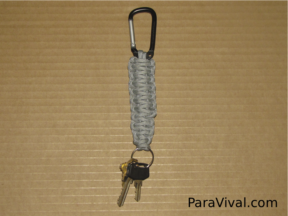 Paracord Keychain, Survival Keychain With Carabiner