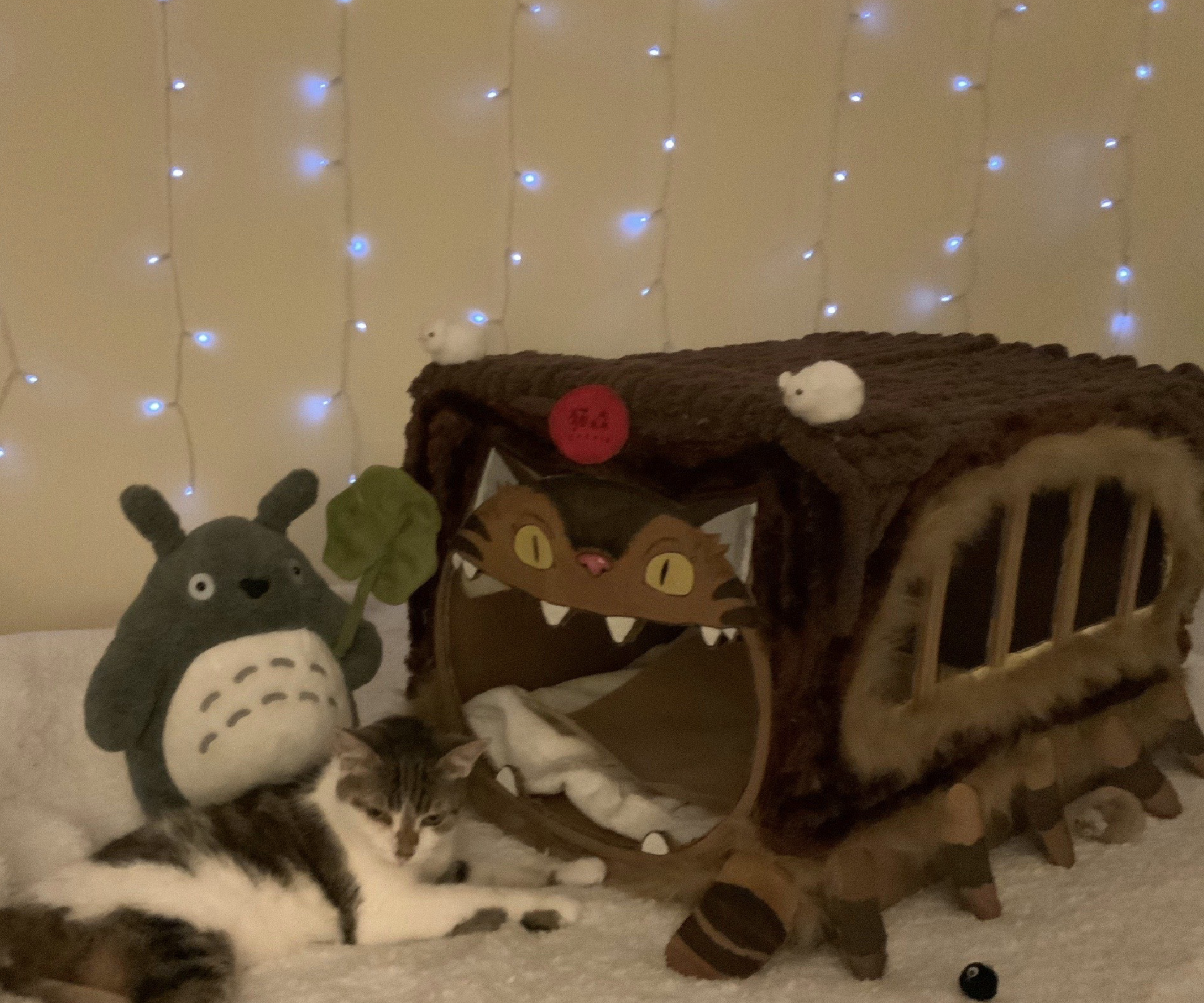Turning a Cardboard Box Into a Totoro Cat Bus