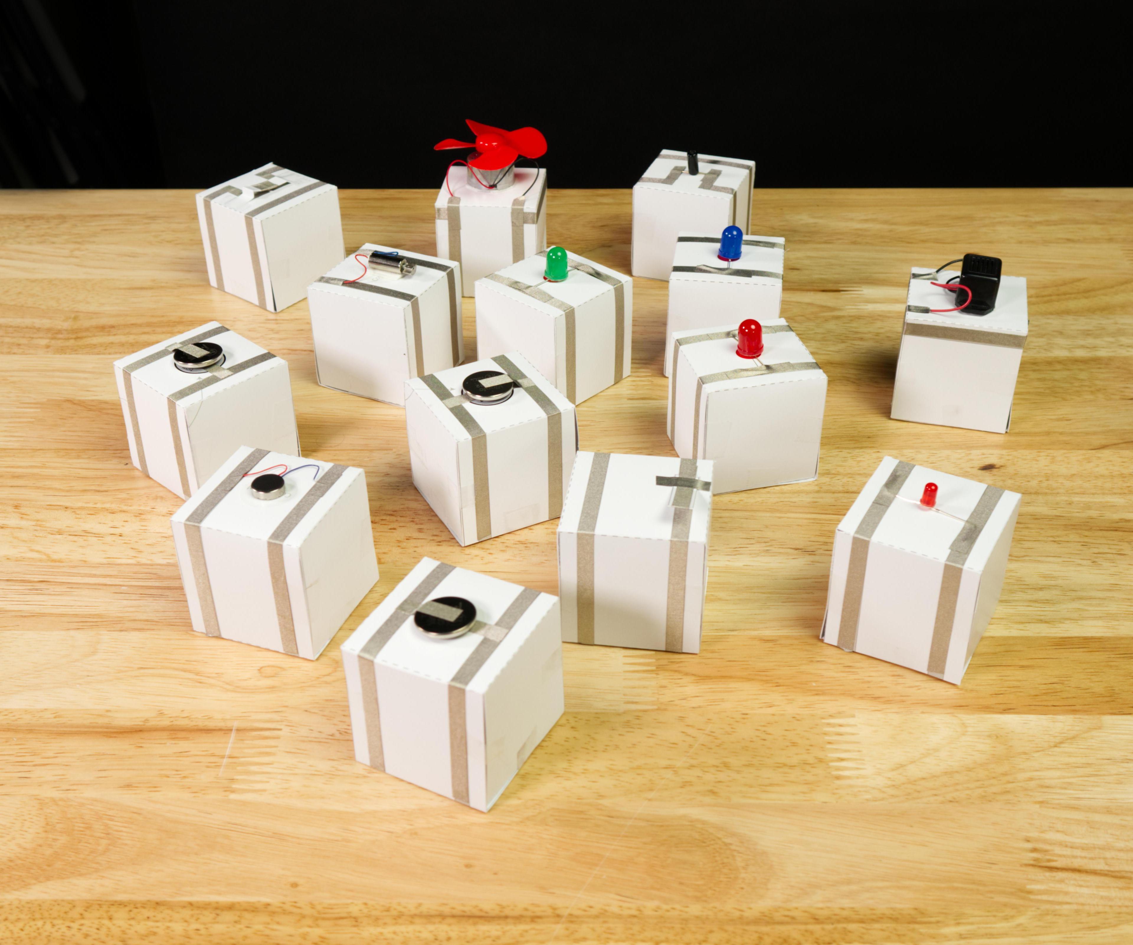 Paper Circuits Cubes