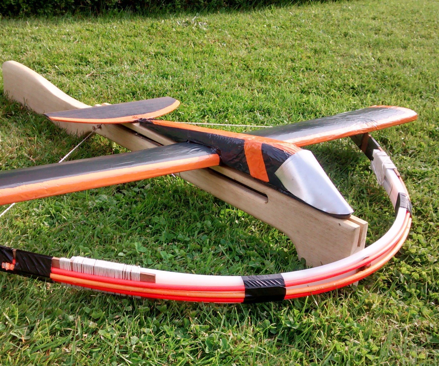 Crossbow powered glider