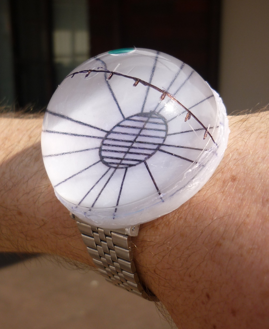 sundial, compass, spirit level. All-in-one time piece.