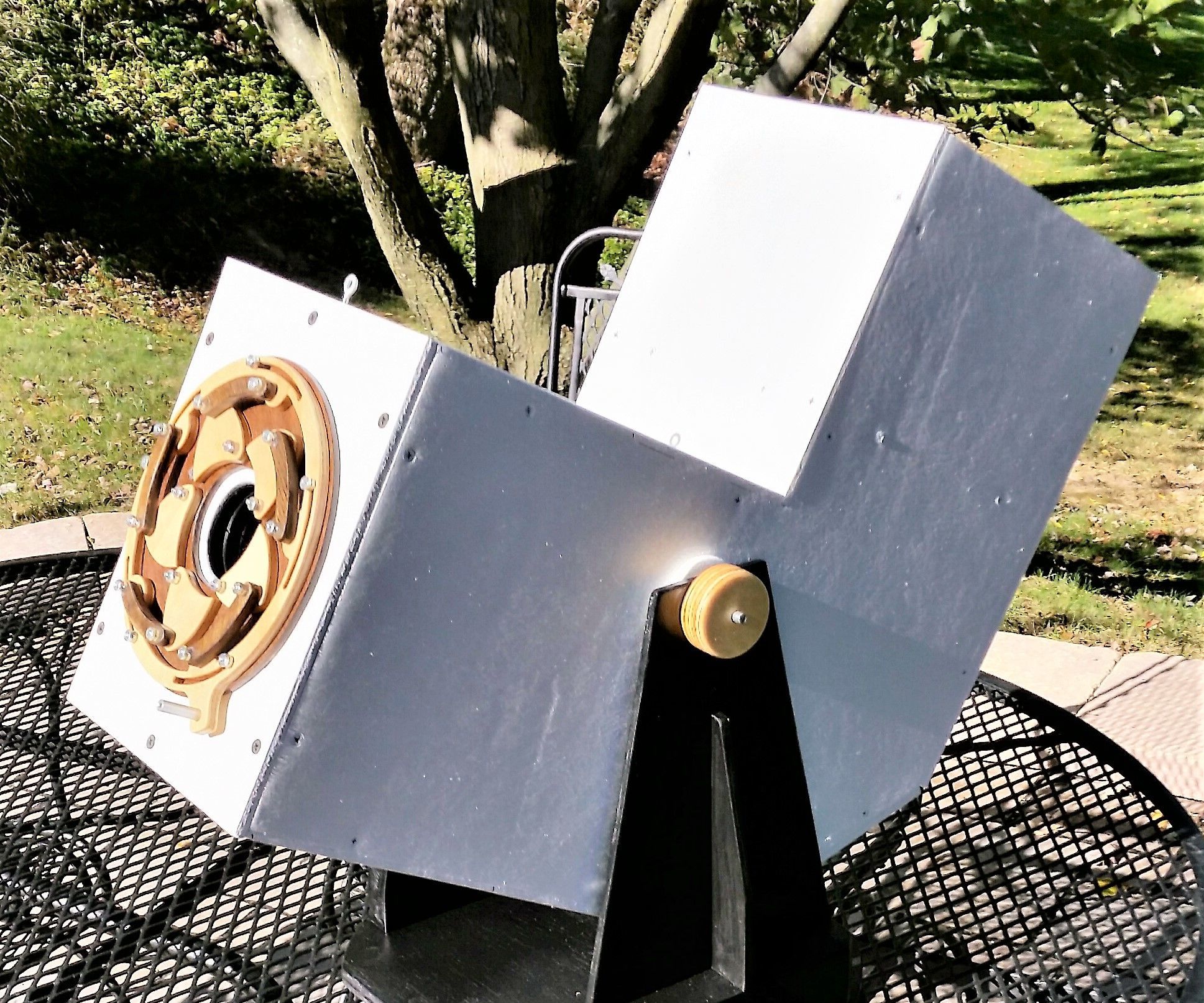 A Viewing Hood/Camera Mount for My Solar Projector