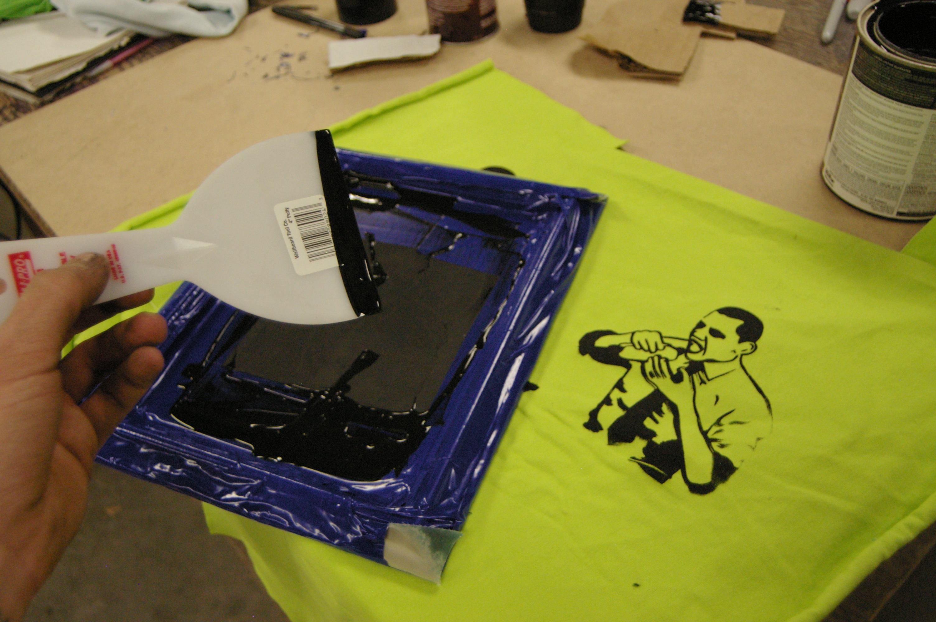 down and dirty screenprinting for under 10$