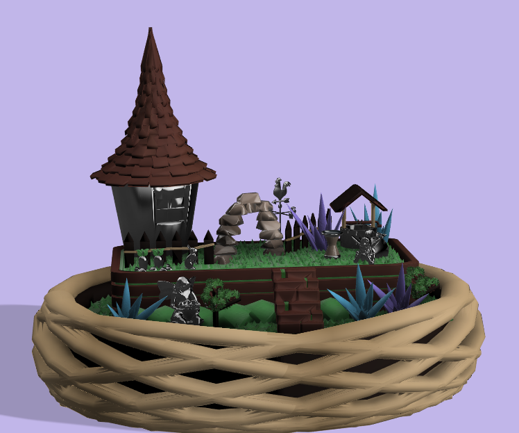 Fairy Garden Pot in Tinkercad
