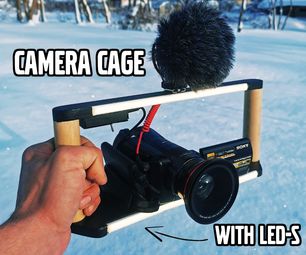 Camera Cage With LEDs