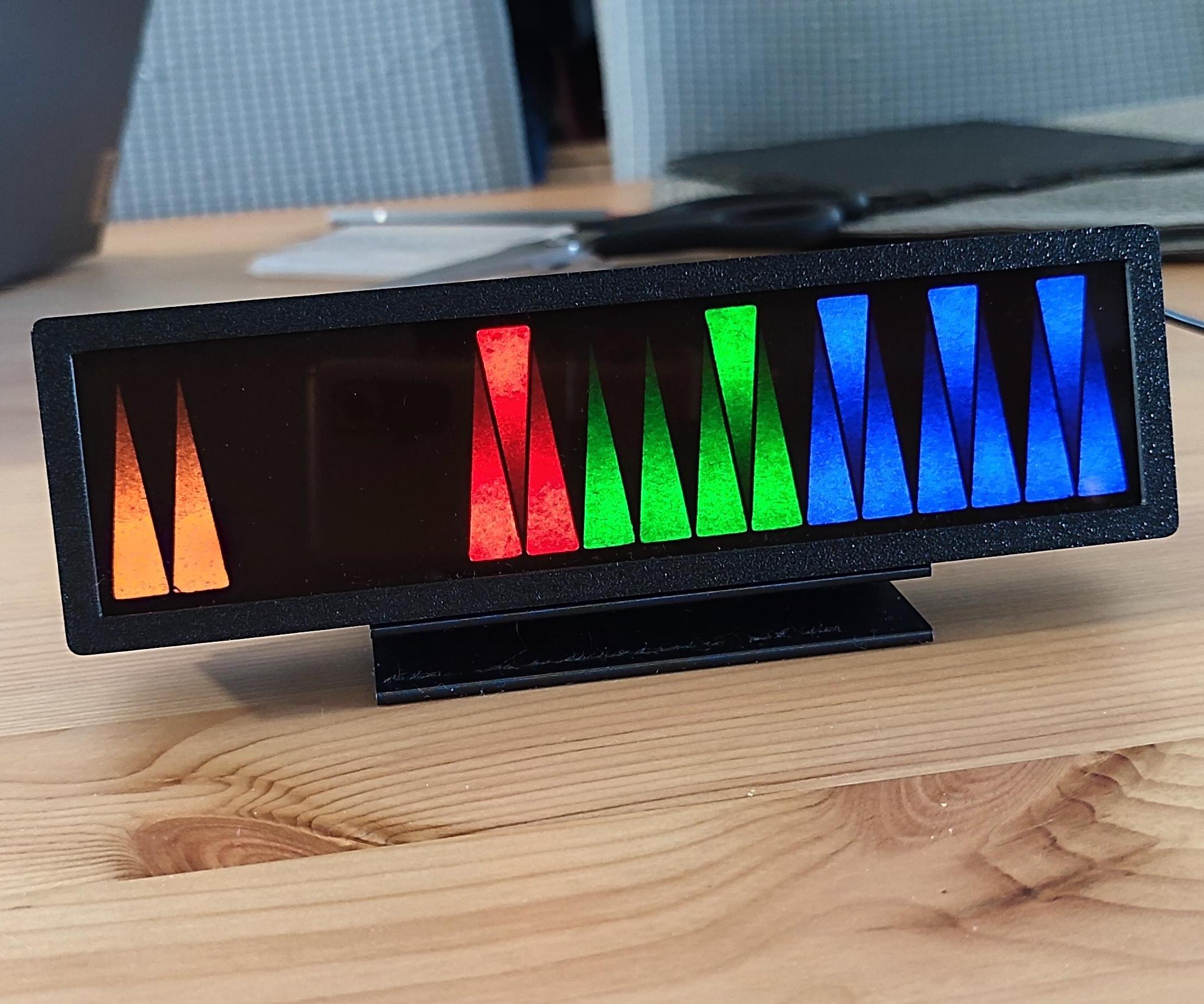 A Linear LED Clock for Your Desktop
