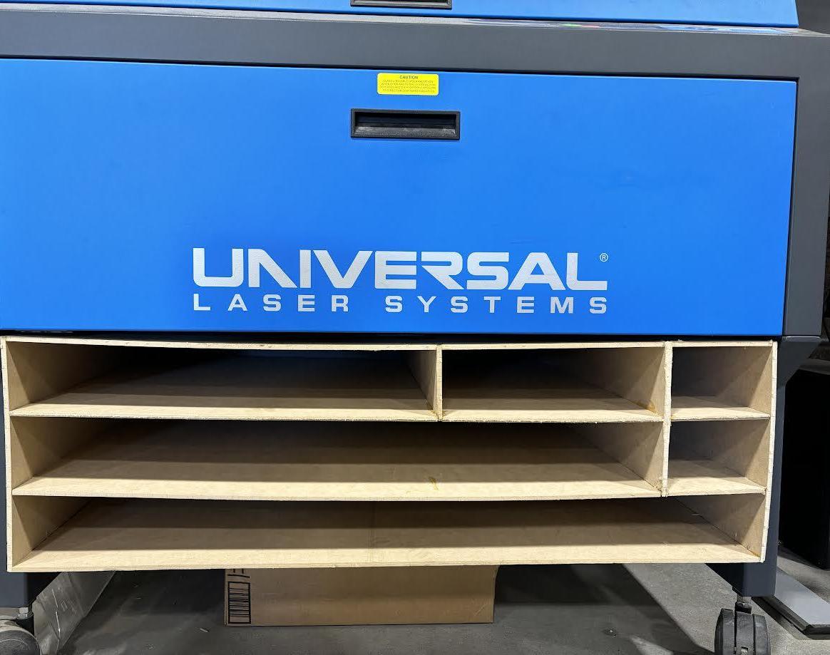 CNC Wooden Shelf for Laser Cutter Material Storage