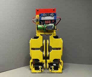 Poor Man's Bi-ped Robot Hardware - Using RP2040 and Micropython
