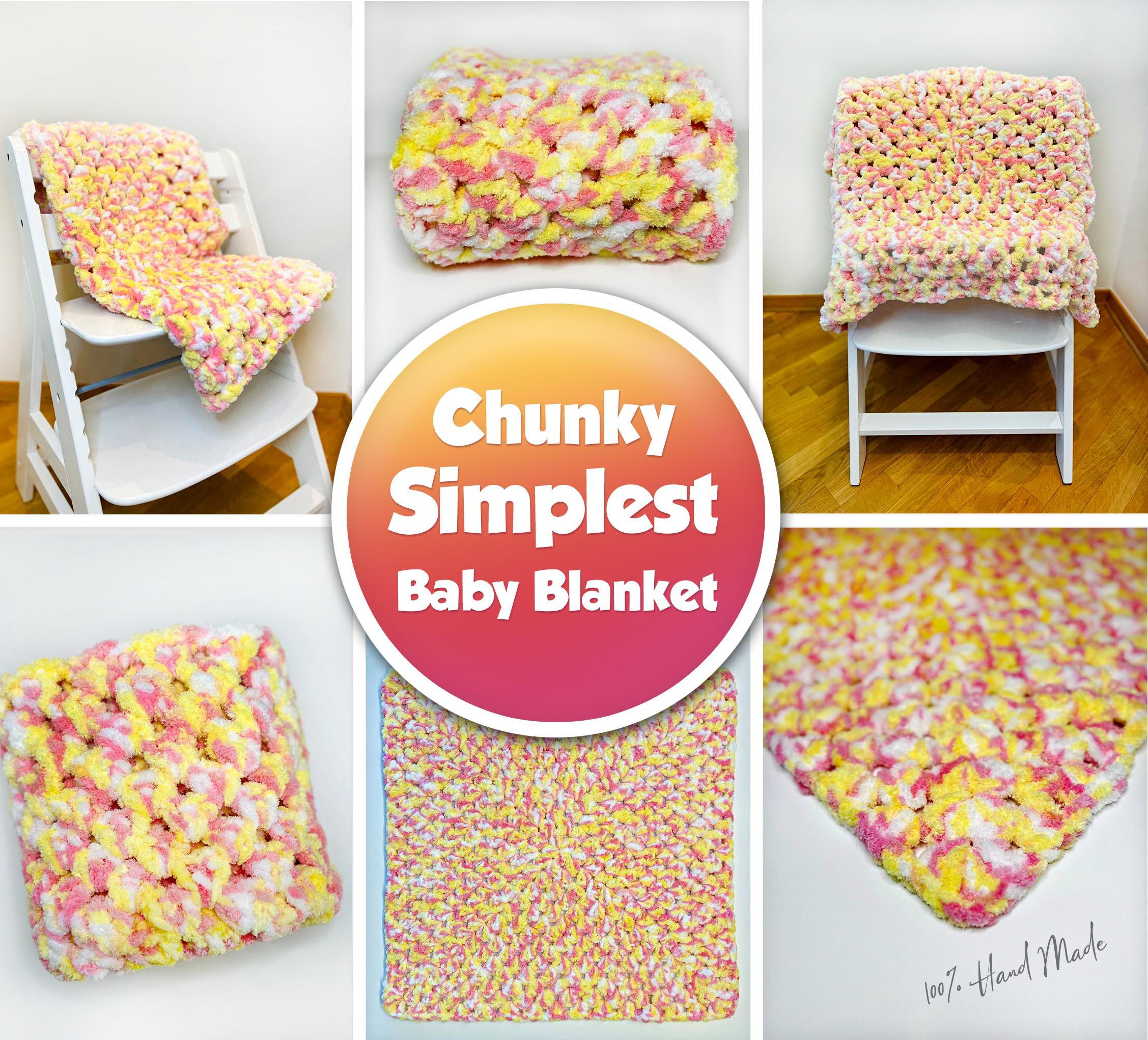 Simplest Chunky Baby Blanket