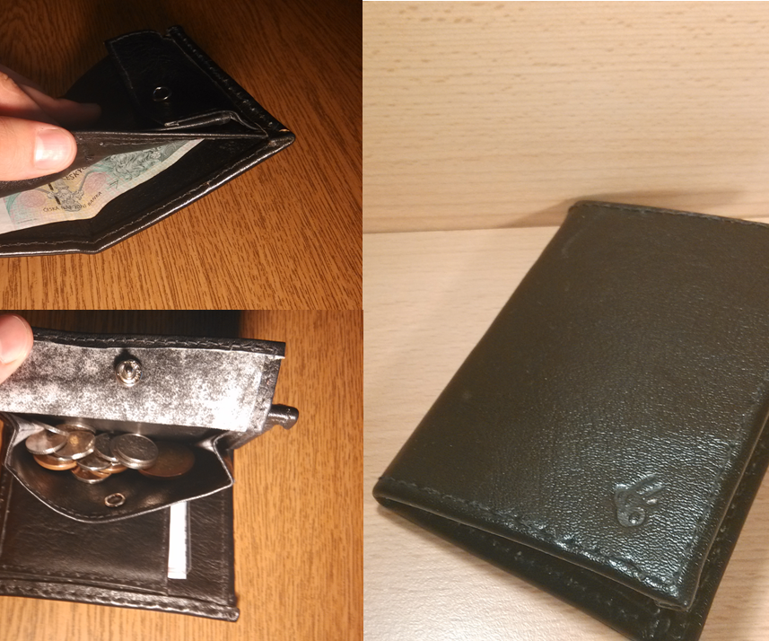 Custom Leather Wallet with Burned Logo
