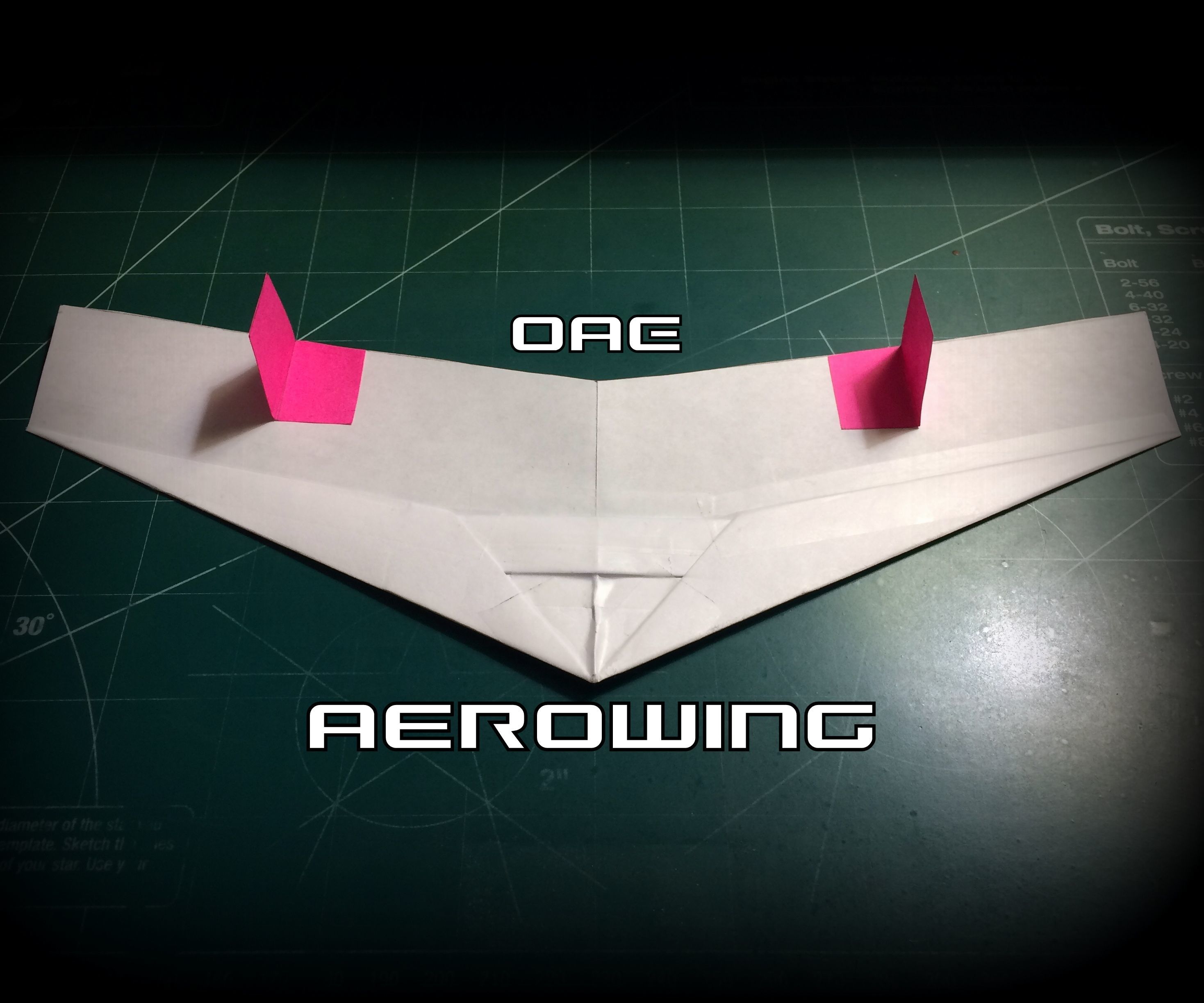 How to Make the Aerowing Paper Airplane