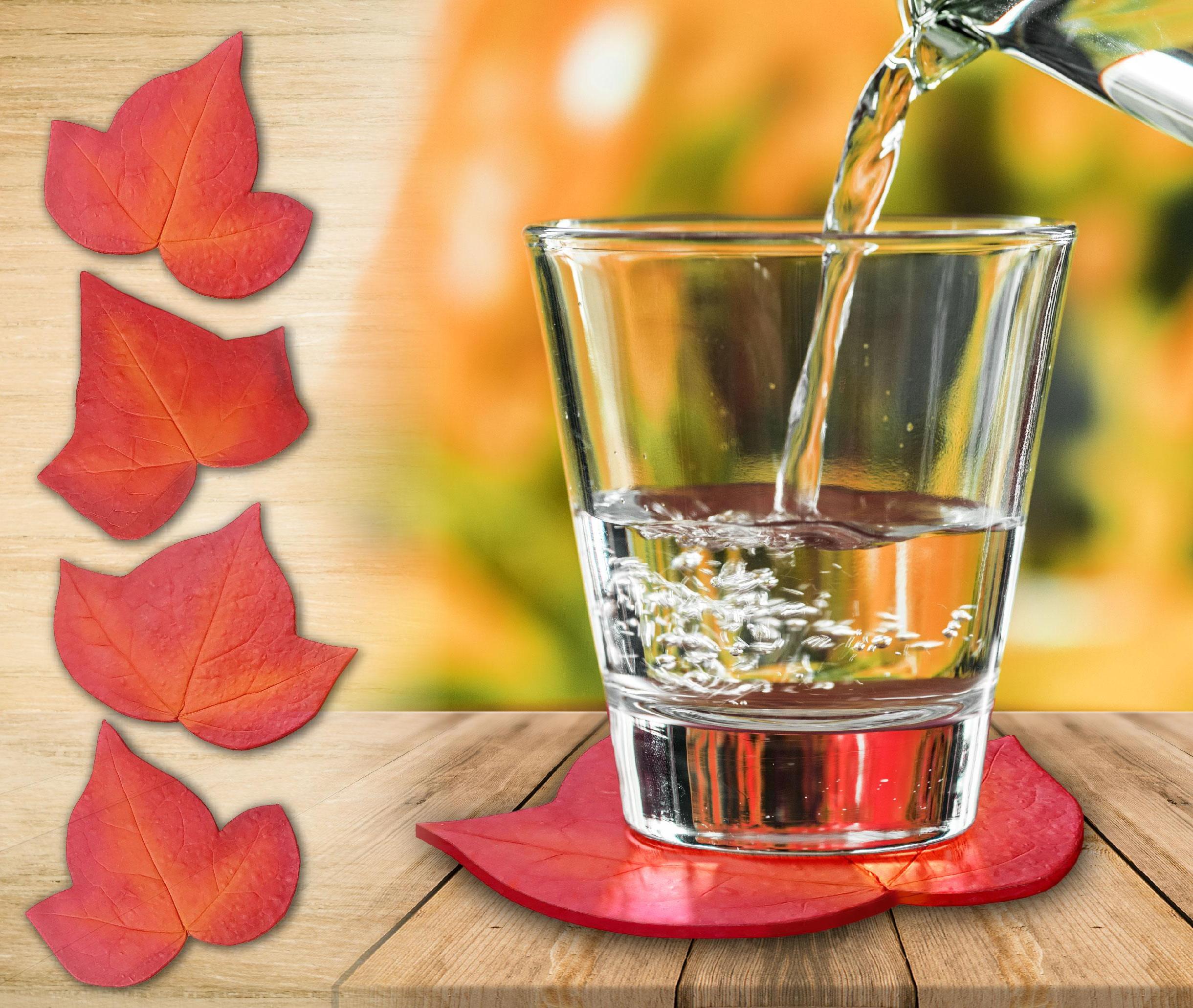 Bringing Autumn Indoors: Step-by-Step Red Leaf Coasters DIY