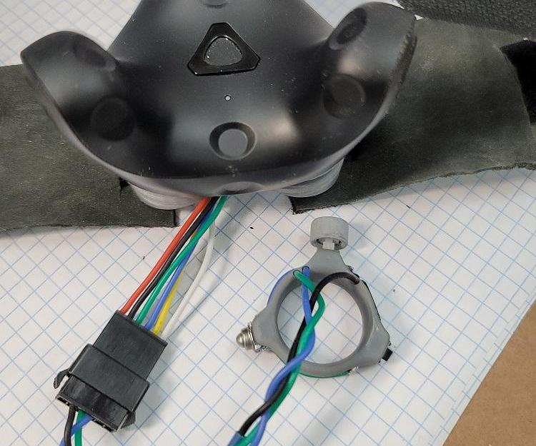 Vive Tracker Wrist Mounts and Ring Actuators for DCS