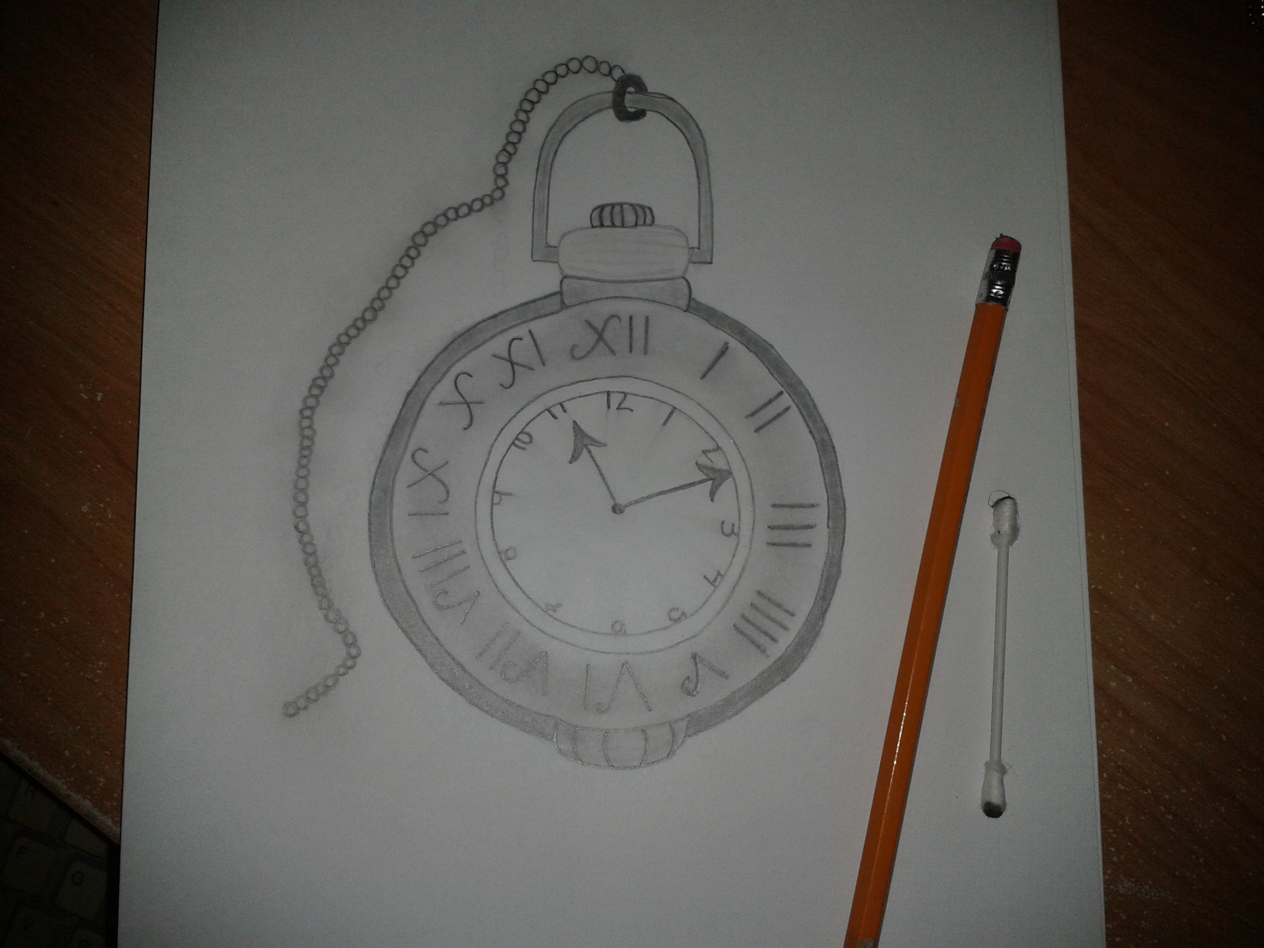 How to draw: a pocket watch