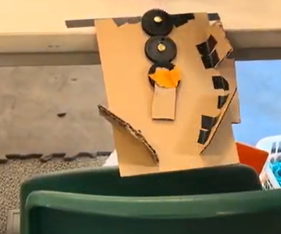 Cardboard Rube Goldberg Machine