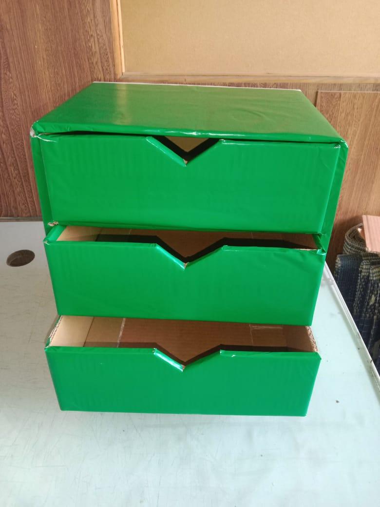 How to Make a DIY Drawer With Corrugated Boxes at Home?