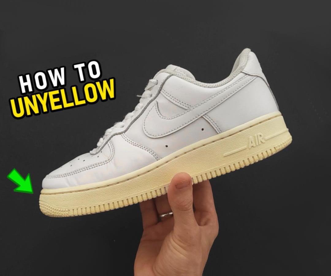 How to Unyellow Your Sneaker Sole