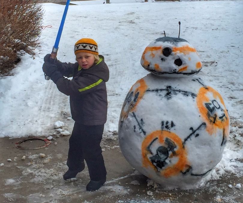 BB-8 Snowman, Star Wars